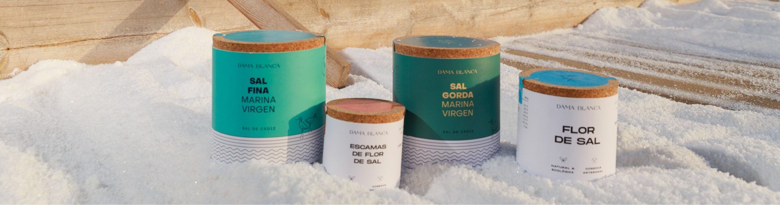 Sal marina yodada natural Dama Blanca